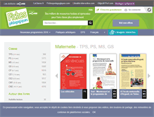 Tablet Screenshot of fichespedagogiques.com